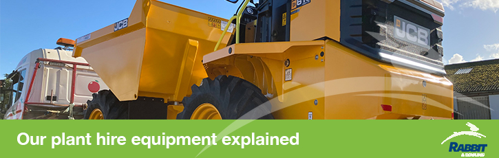 Our Plant Hire Equipment Explained