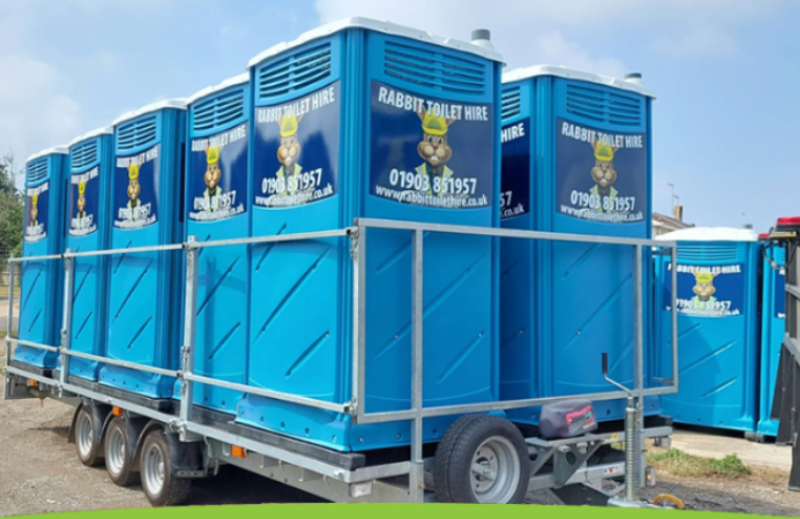 Toilet hire from Rabbit and Dowling